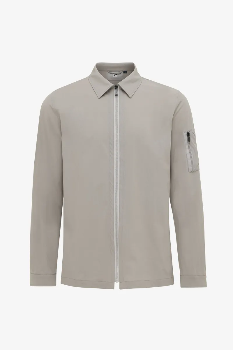 Monogram Overshirt Power | Grijs