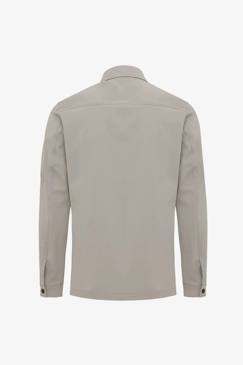 Monogram Overshirt Power | Grijs