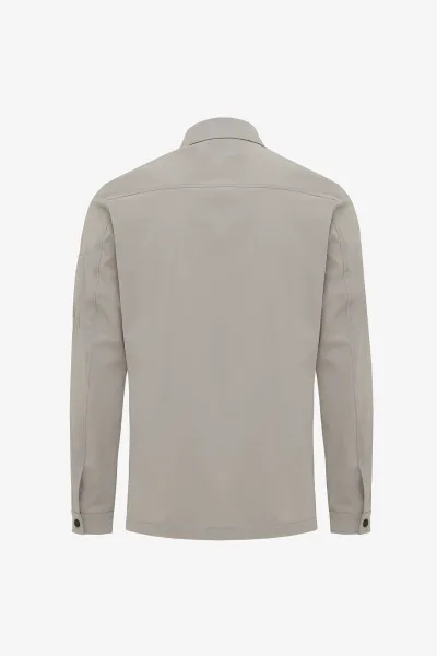 Monogram Overshirt Power | Grijs