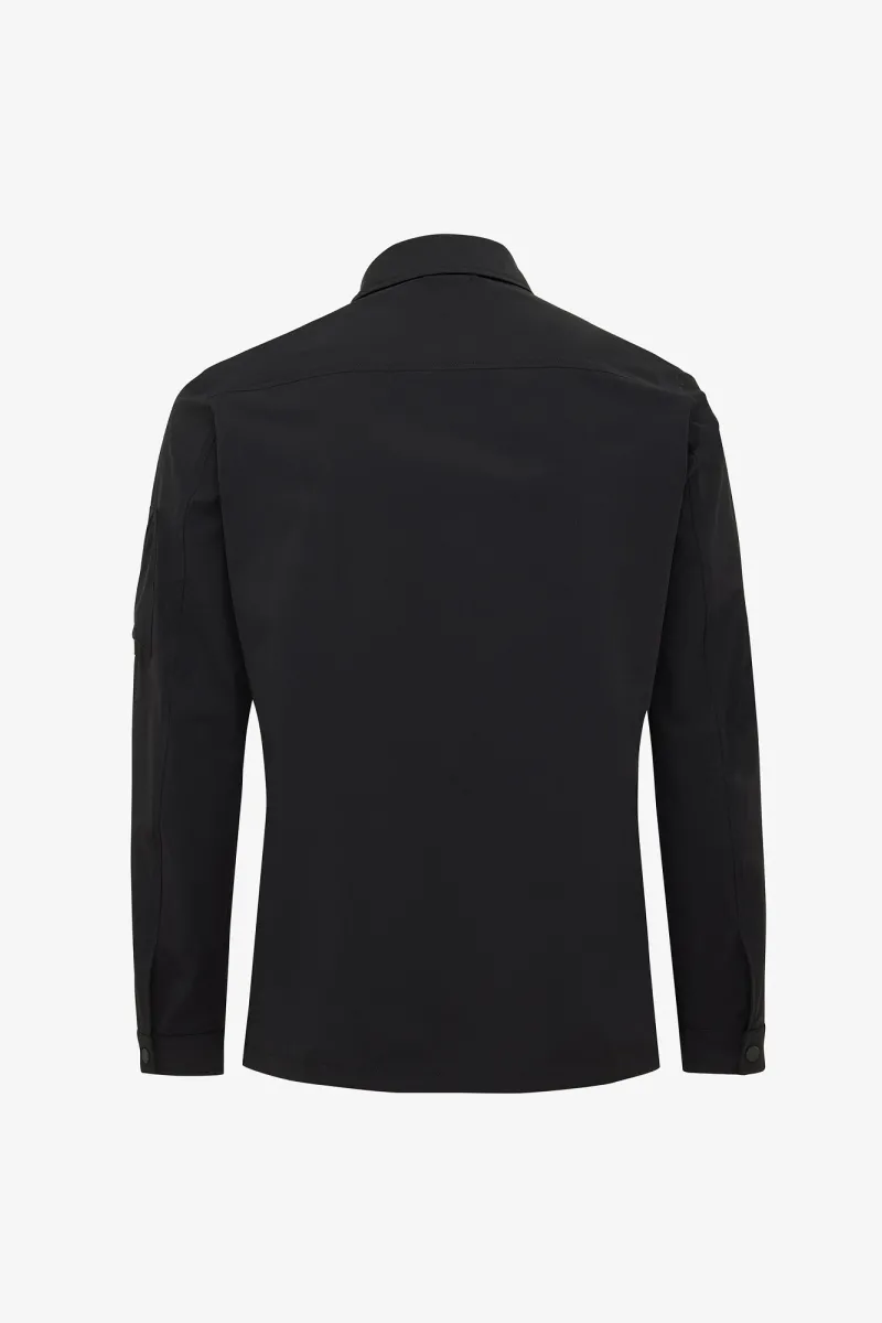 Monogram Overshirt Power | Zwart
