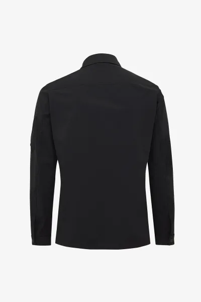 Monogram Overshirt Power | Zwart