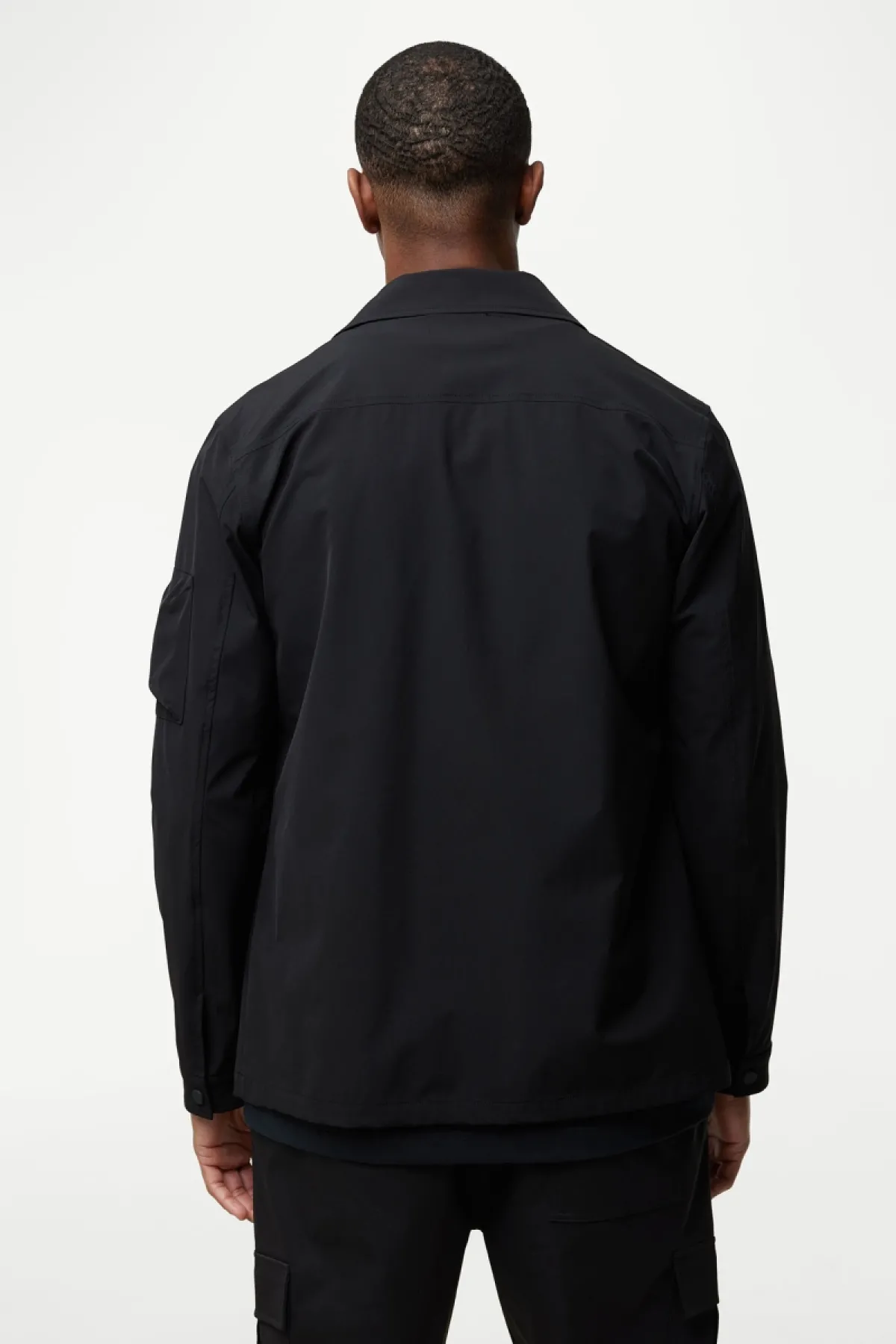 Monogram Overshirt Power | Zwart
