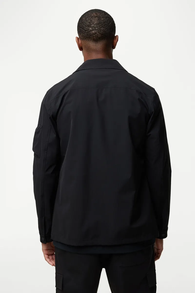 Monogram Overshirt Power | Zwart