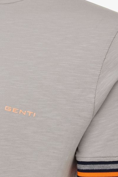 GEWASSEN T-SHIRT ZAND