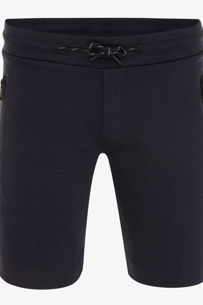 KORTE SWEAT BROEK NAVY