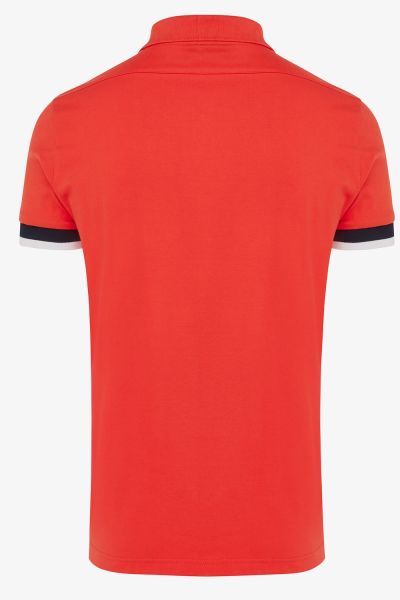PIQUE STRETCH POLO TAPING ROOD