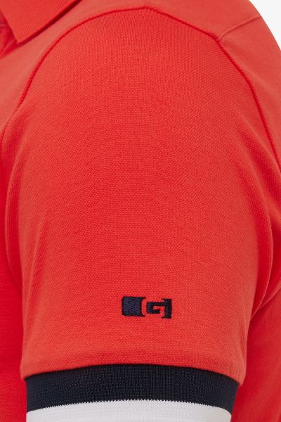 PIQUE STRETCH POLO TAPING ROOD