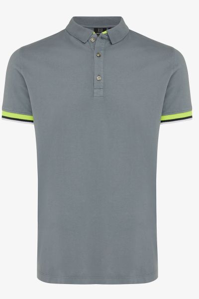 PIQUE STRETCH POLO GROEN NEON