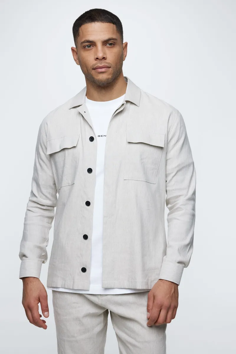 Overshirt | Linnen stretch