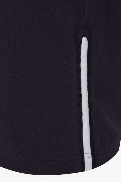 PIQUET STRETCH POLO TAPING NAVY