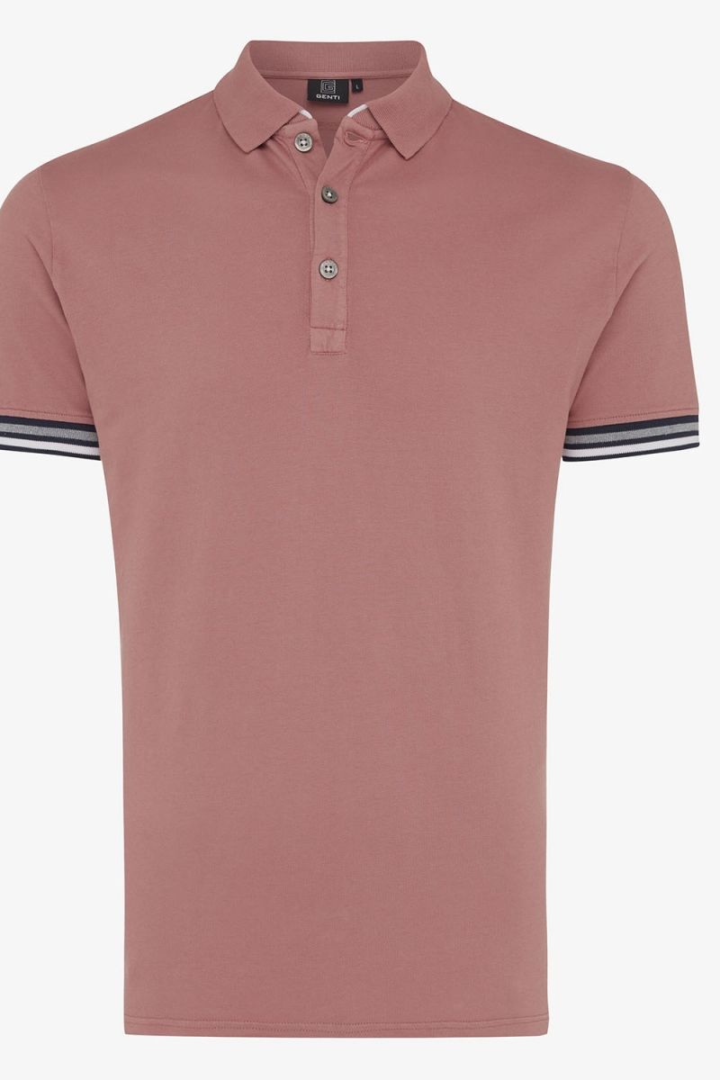 PIQUE STRETCH POLO KORAAL