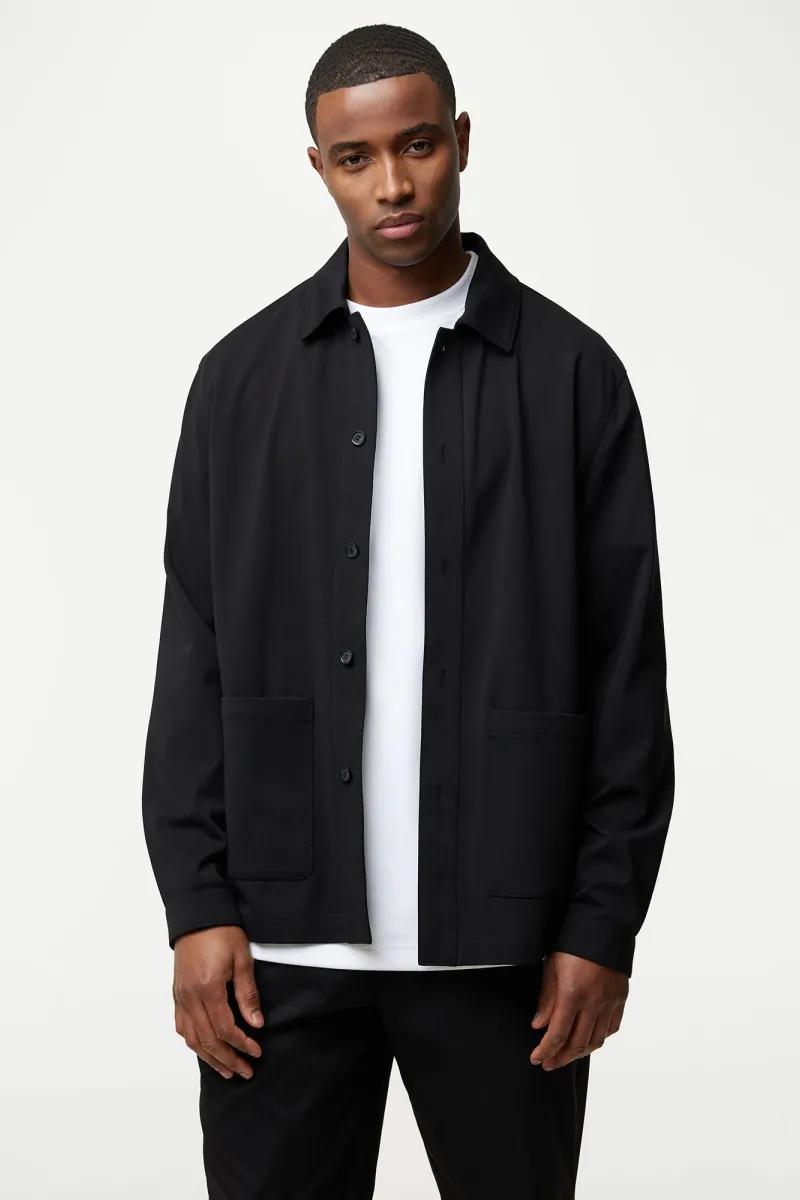 Overshirt Thomas zwart