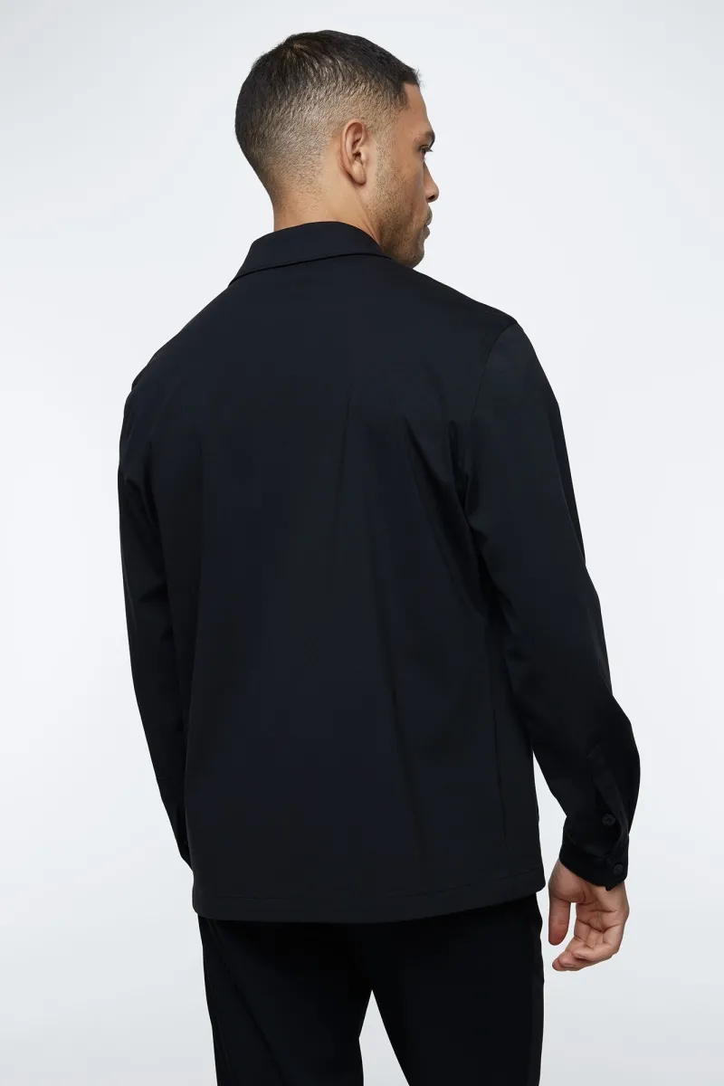Overshirt Thomas zwart