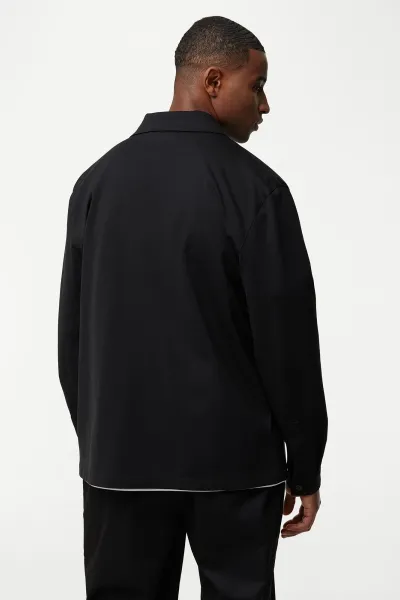 Overshirt Thomas zwart
