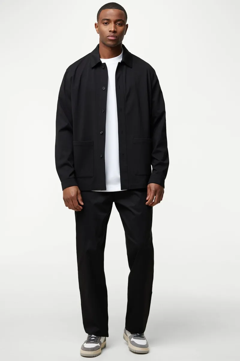 Overshirt Thomas zwart