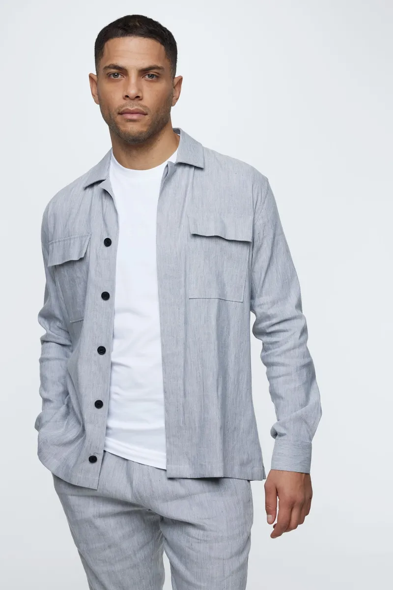 Overshirt | Linnen stretch