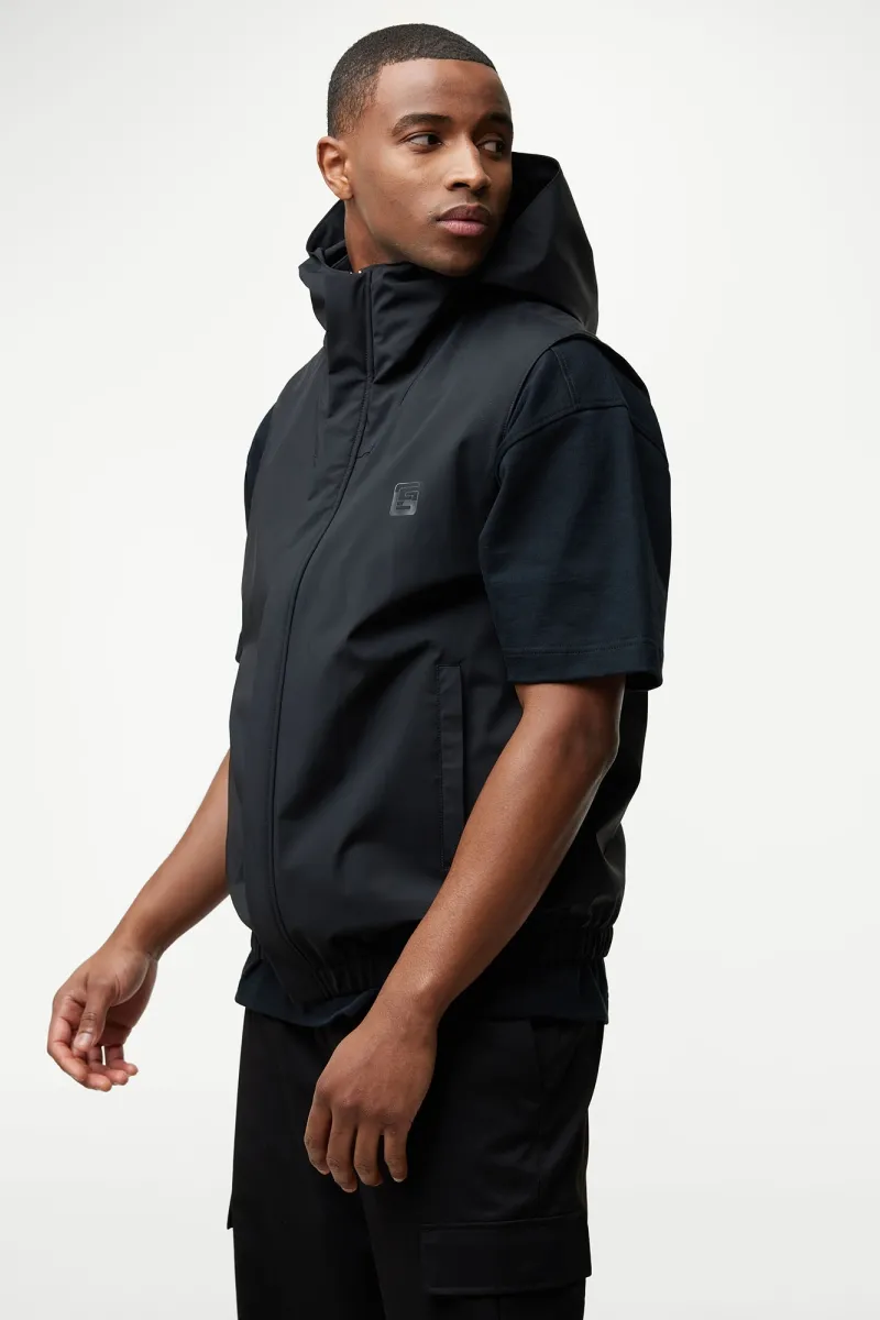 Monogram Bodywarmer | Zwart