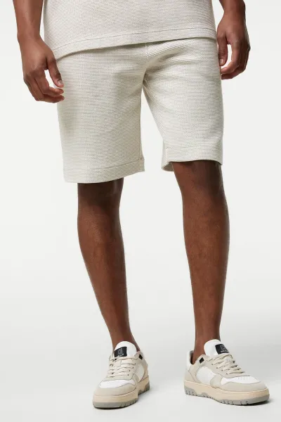 Monogram shorts beige