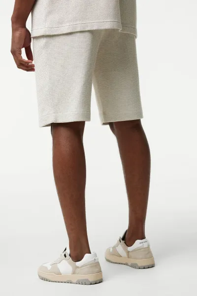 Monogram shorts beige