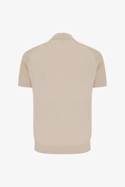 Polo zip | Beige