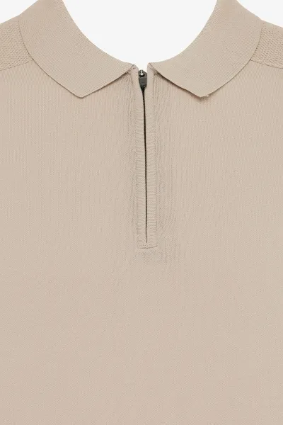 Polo zip | Beige