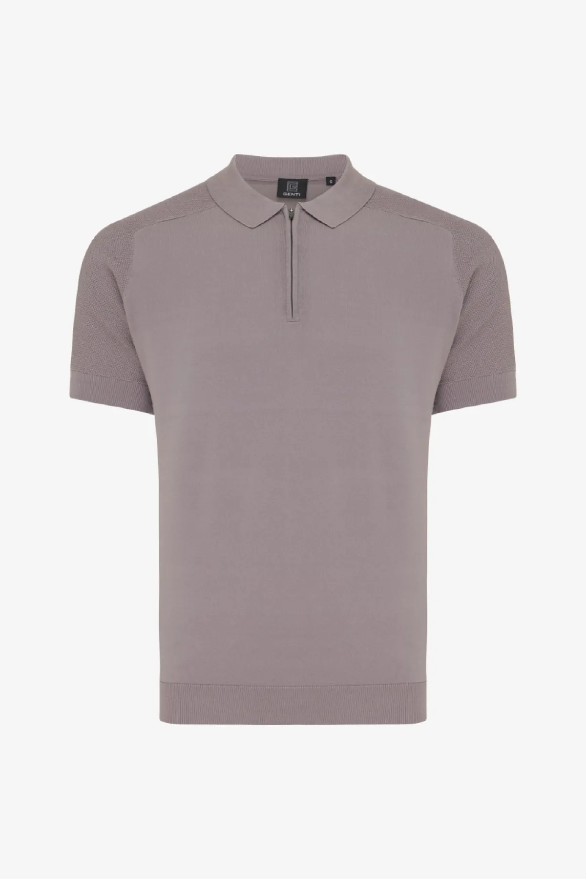 Polo zip | Mauve