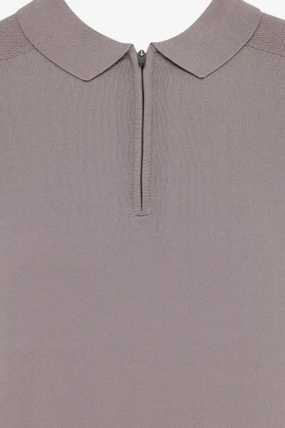 Polo zip | Mauve