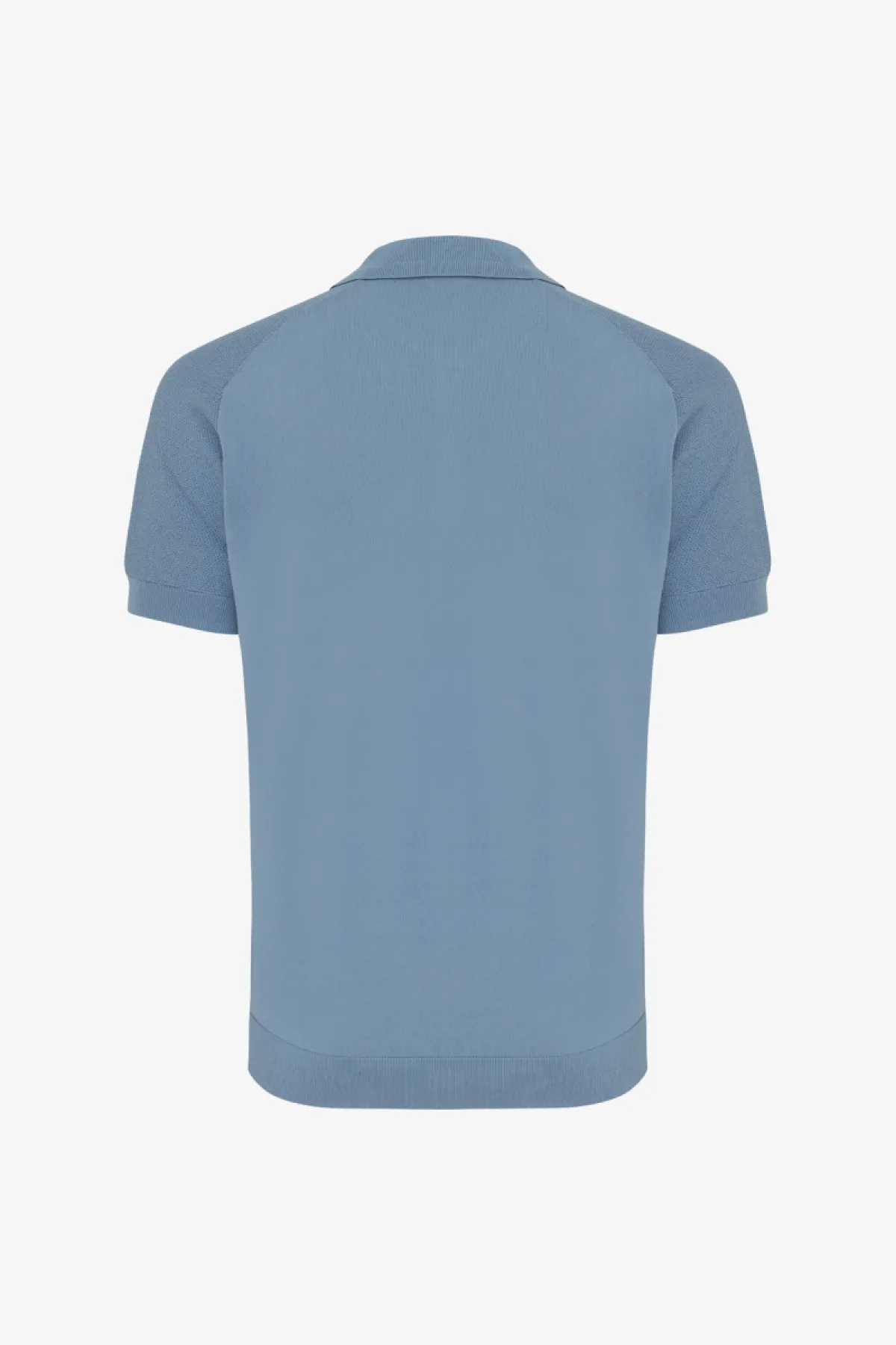 Polo zip | Blauw