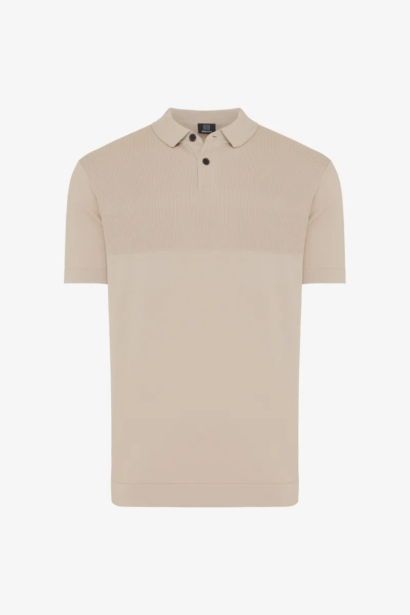 Polo button | beige