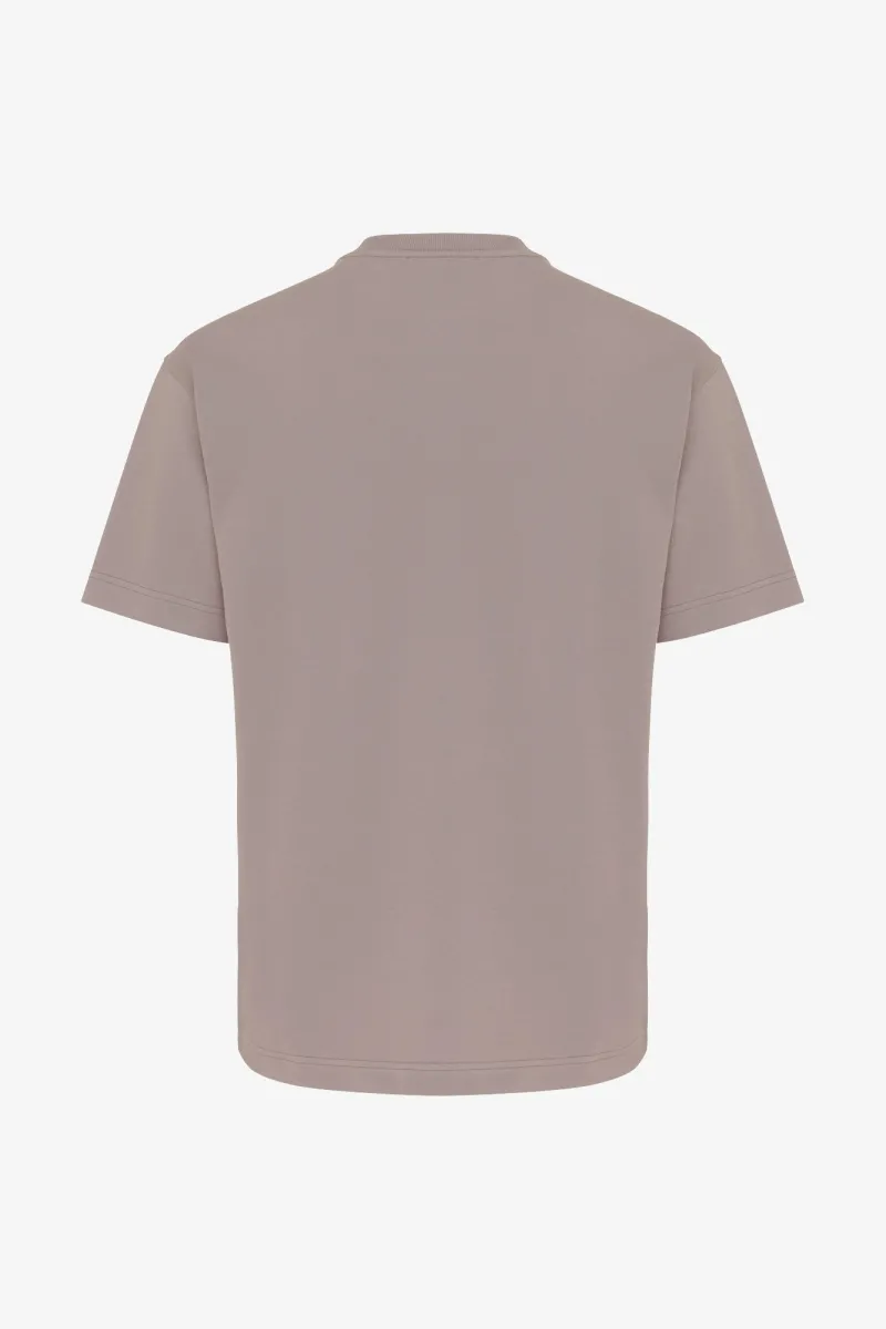 Relaxed fit T-shirt | Mauve