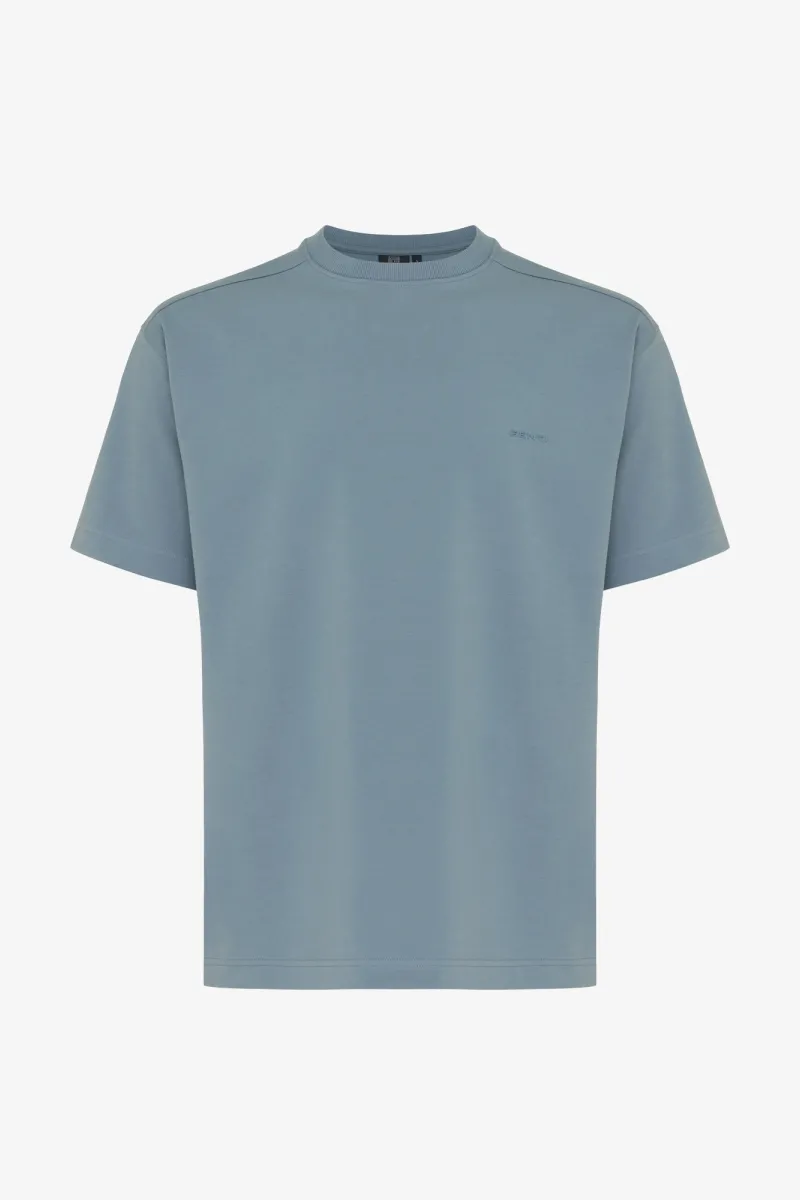 Relaxed fit T-shirt | blauw