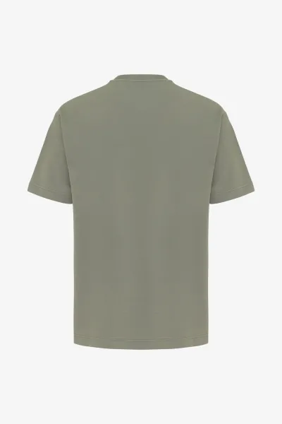 Relaxed fit T-shirt | Groen