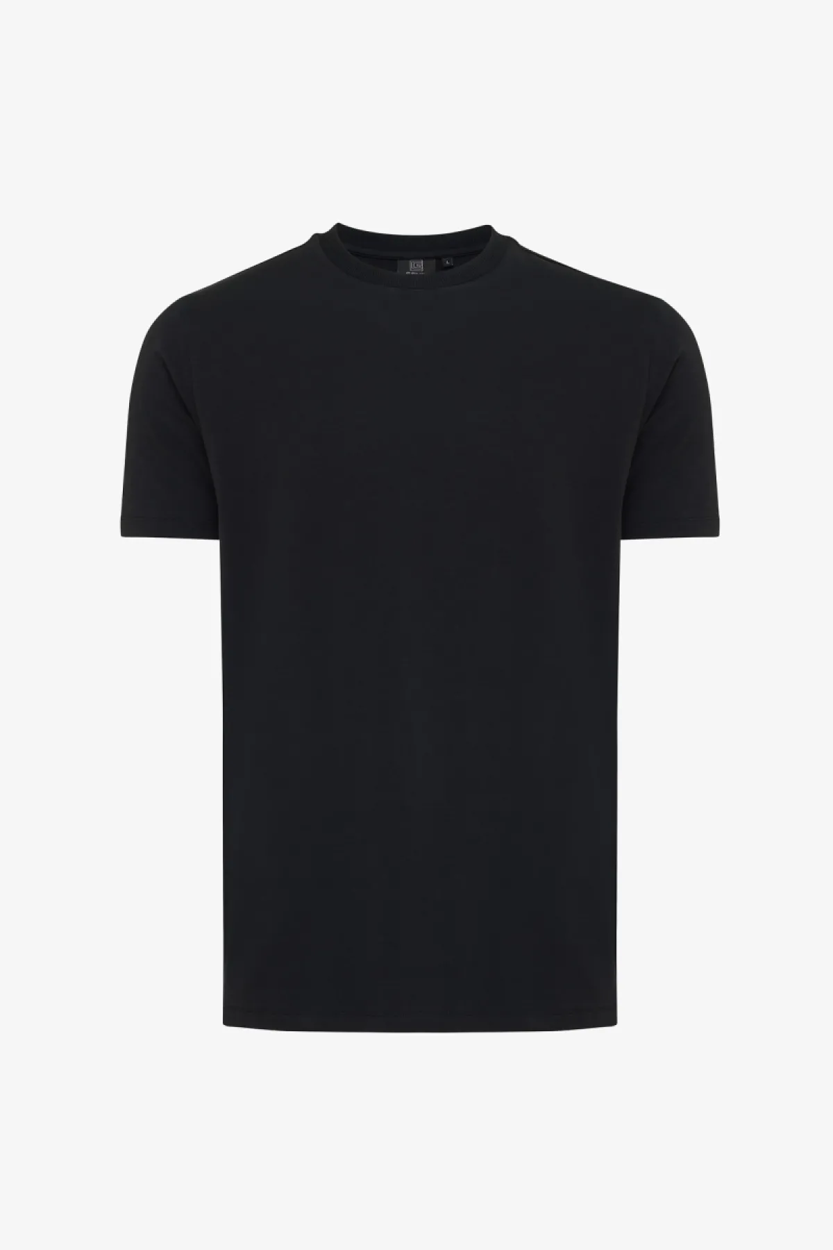 T-shirt Effen | Zwart