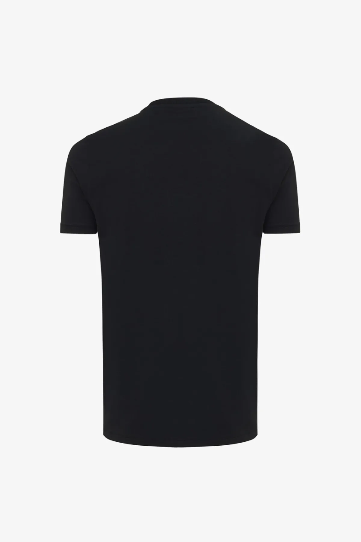 T-shirt Effen | Zwart