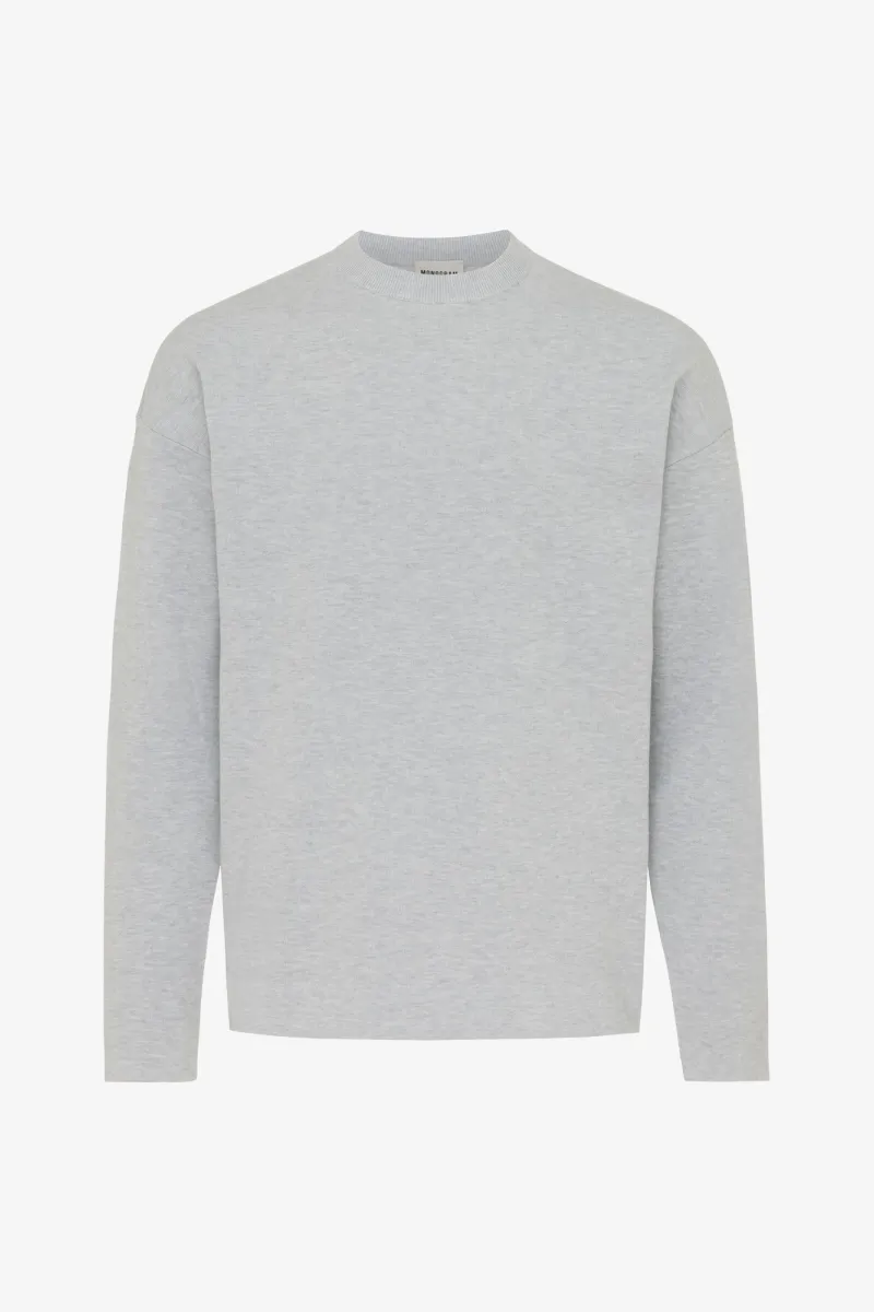 Monogram logo crewneck | grijs