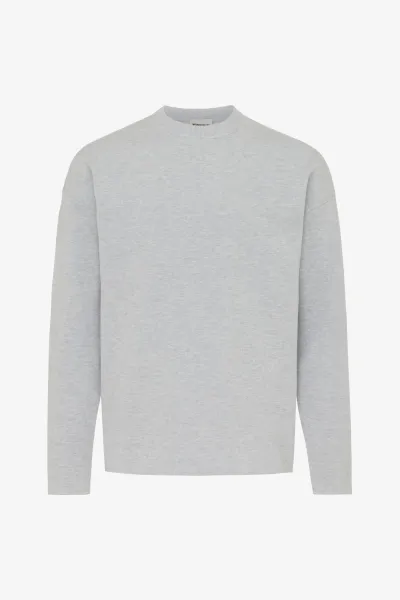 Monogram logo crewneck | grijs