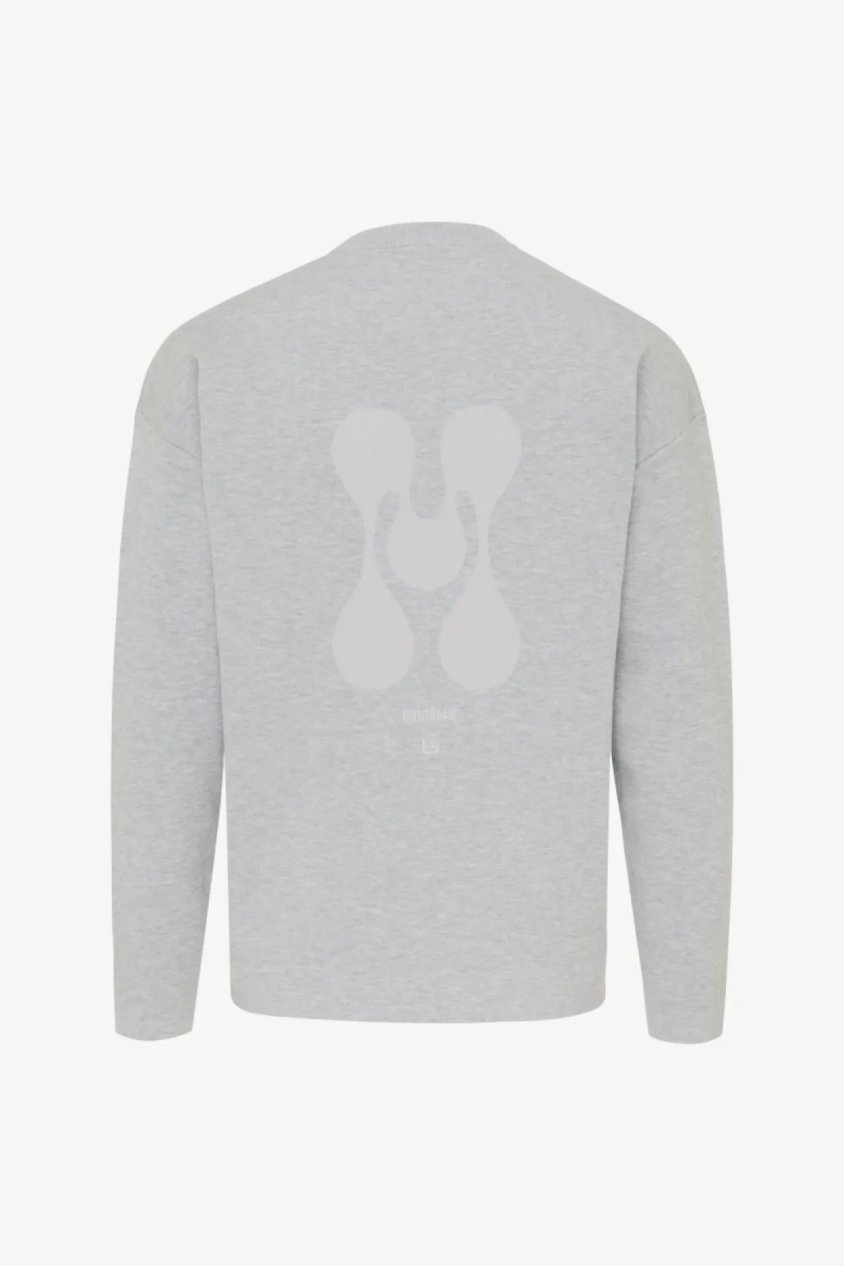 Monogram logo crewneck | grijs