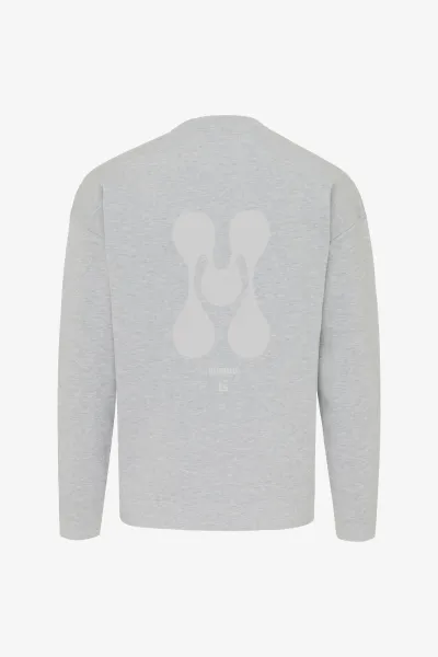 Monogram logo crewneck | grijs