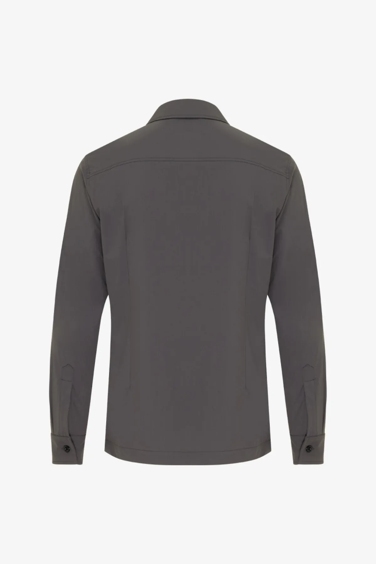 Monogram overshirt | grijs
