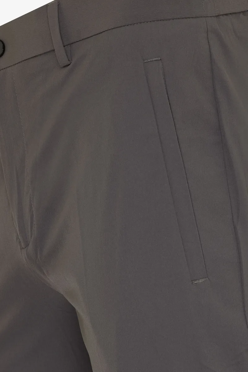 Monogram trousers Bronx | donkergrijs