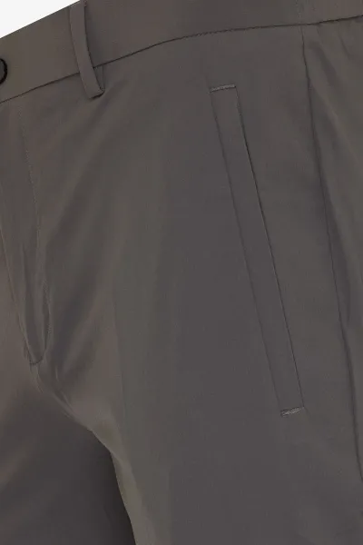 Monogram trousers Bronx | donkergrijs