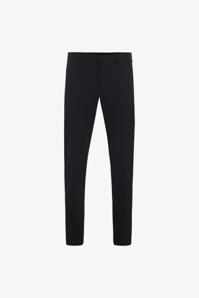 Monogram trousers Bronx | donkerblauw