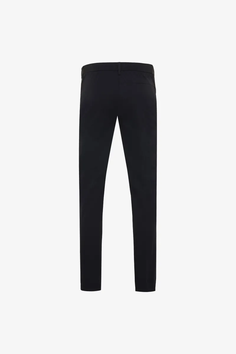 Monogram trousers Bronx | donkerblauw
