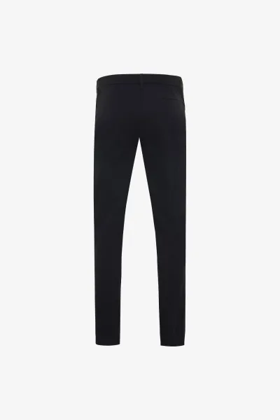 Monogram trousers Bronx | donkerblauw