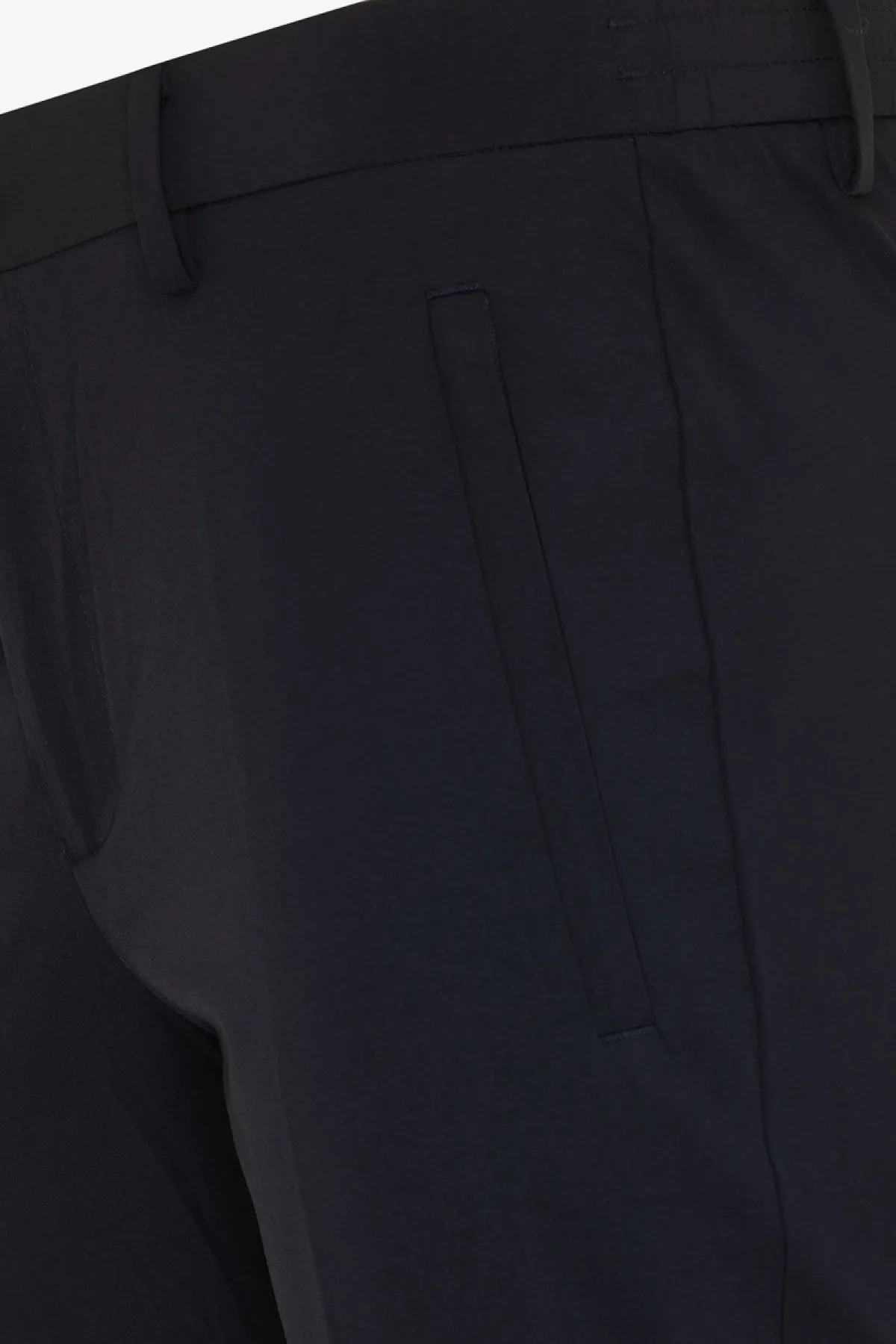 Monogram trousers Bronx | donkerblauw