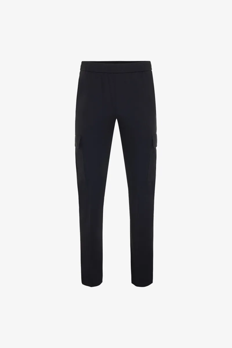 Monogram trousers Supreme | donkerblauw