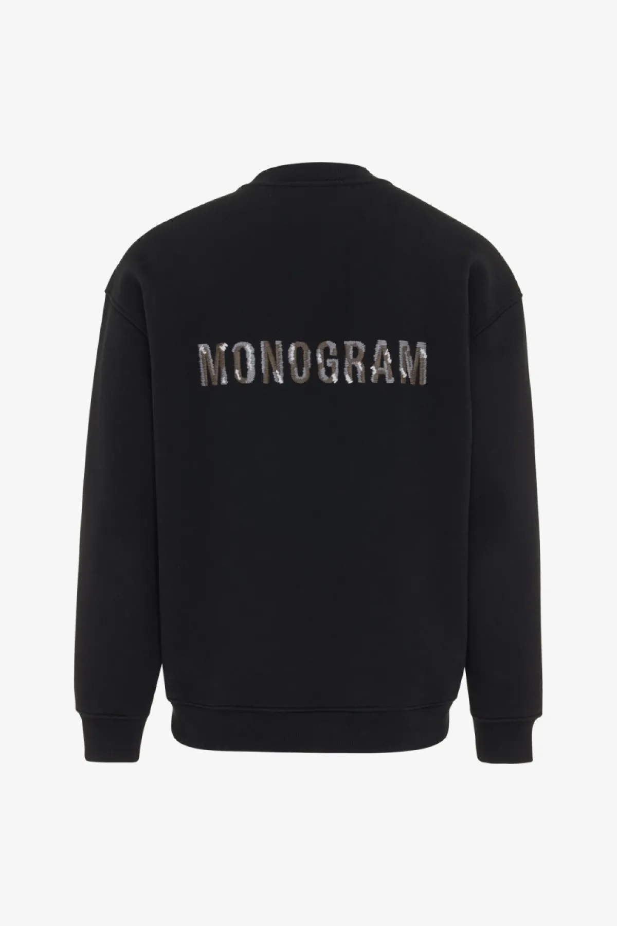 Monogram crewneck | zwart