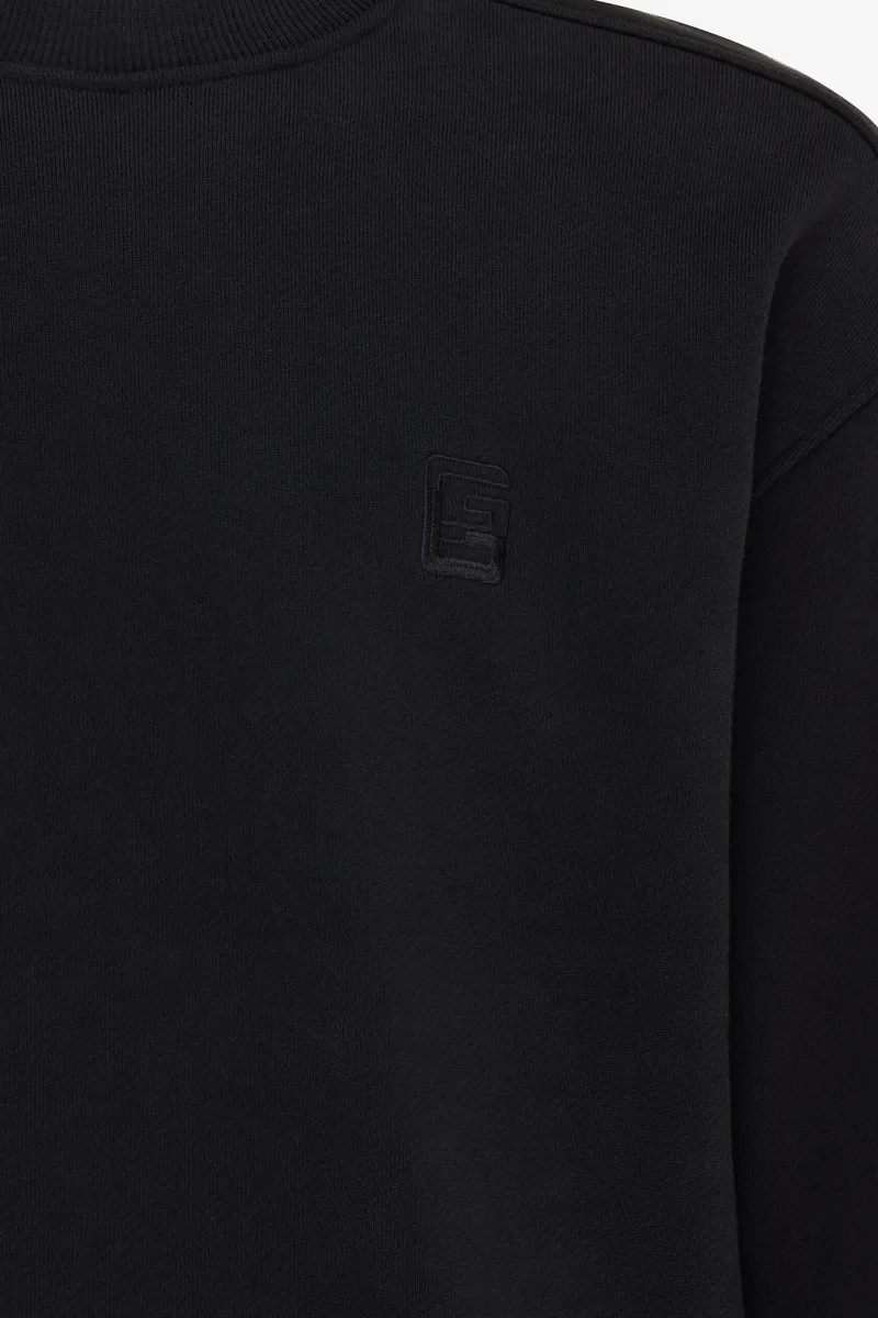 Monogram crewneck | zwart