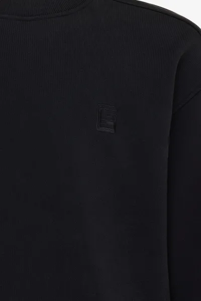 Monogram crewneck | zwart