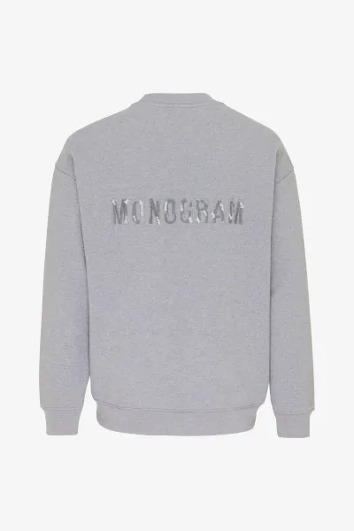 Monogram crewneck | grijs